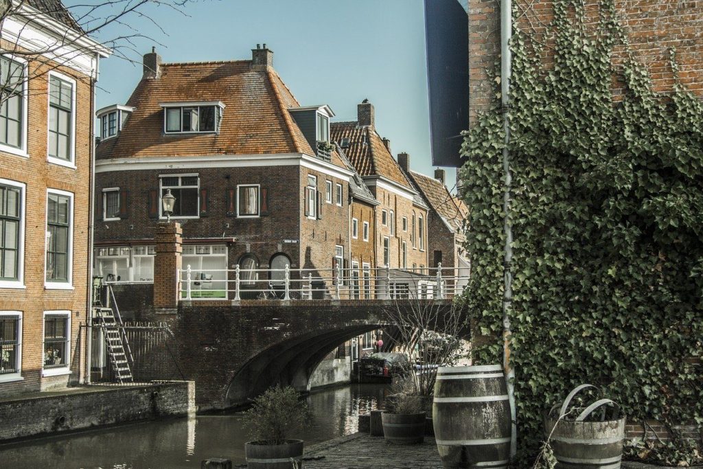 netherlands, old, canal